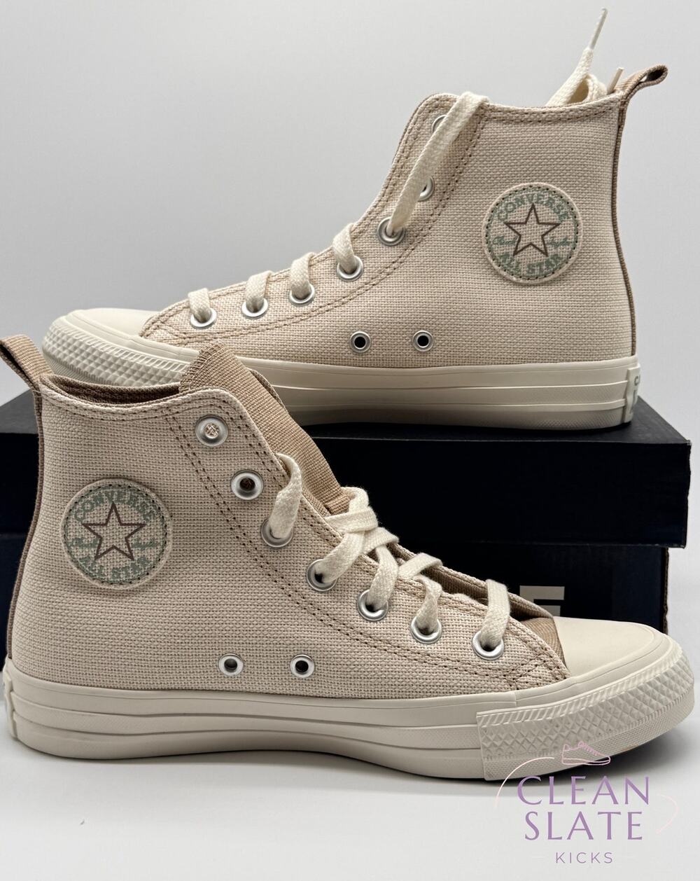 Converse Chuck Taylor All Star Hi Egret Nutty Granola, Kids 4